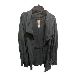 Lucy grey open cardigan